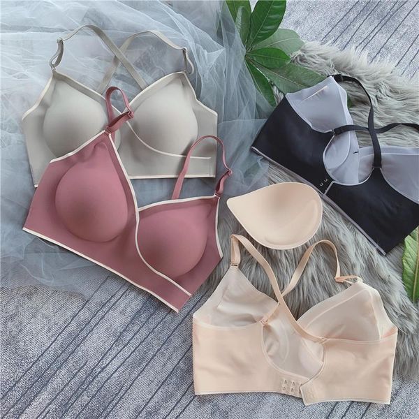 bras wriufred latex seamless bralette one-piece vest sling invisible buckle zero bondage sleep ra plus size women cozy home, Red;black
bras wriufred latex seamless bralette one-piece vest sling invisible buckle zero bondage sleep ra plus size women cozy home, Red;black