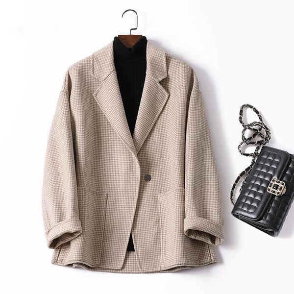 zoulv 2021 spring autumn coat female korean vintage red coats jacket outwear double-sided wool women clothes women's & blends, Black
zoulv 2021 spring autumn coat female korean vintage red coats jacket outwear double-sided wool women clothes women's & blends, Black