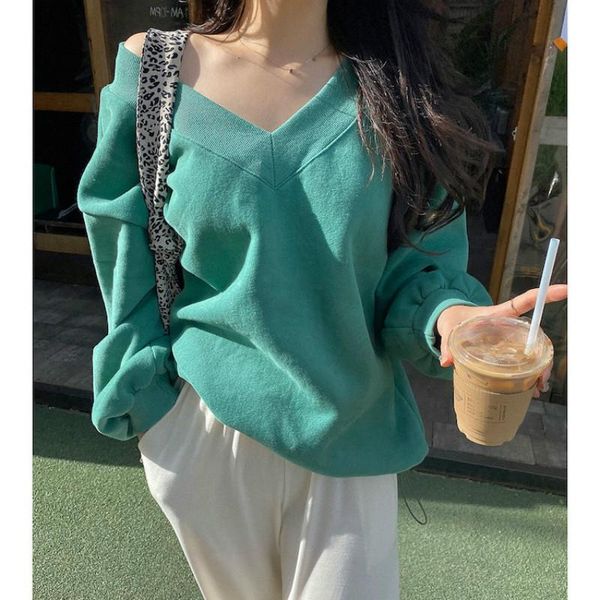 snordic oversize loose green fleece hoodies v neck lantern sleeve warm pullovers casual sweatshirt women's & sweatshirts, Black
snordic oversize loose green fleece hoodies v neck lantern sleeve warm pullovers casual sweatshirt women's & sweatshirts, Black