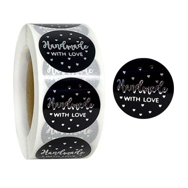 gift wrap 500pcs/roll black diy handmade thank you stickers wedding package sealing labels
gift wrap 500pcs/roll black diy handmade thank you stickers wedding package sealing labels