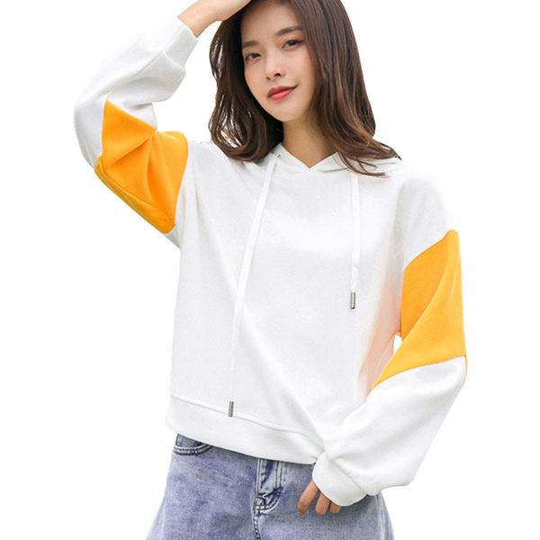 women's hoodies & sweatshirts fall harajuku hooded sweatshirt yellow blue patchwork loose women korean style long sleeve hoodie female, Black
women's hoodies & sweatshirts fall harajuku hooded sweatshirt yellow blue patchwork loose women korean style long sleeve hoodie female, Black