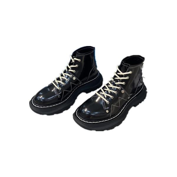 boots 2021 style knight lace-up platform fashion women shoes student capatos de mujer increase, Black
boots 2021 style knight lace-up platform fashion women shoes student capatos de mujer increase, Black