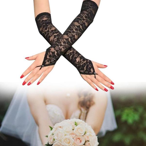 five fingers gloves elegant women black lace glove floral print fingerless summer anti-uv driving cycling sunscreen, Blue;gray
five fingers gloves elegant women black lace glove floral print fingerless summer anti-uv driving cycling sunscreen, Blue;gray