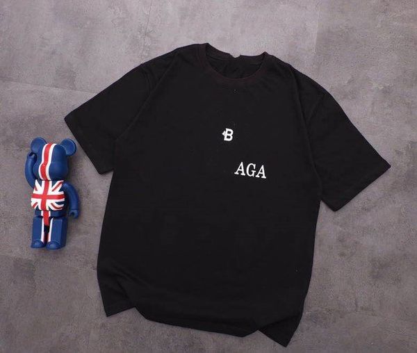 2020 summer new loose couple casual wheat letter print short sleeve t-shirt, White;black
2020 summer new loose couple casual wheat letter print short sleeve t-shirt, White;black