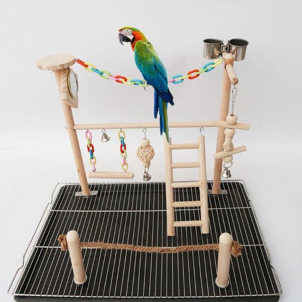 other bird supplies parrot mirror play stand cockatiel playground wood perch gym ladder feeder cups swing climbing exercise toys
other bird supplies parrot mirror play stand cockatiel playground wood perch gym ladder feeder cups swing climbing exercise toys