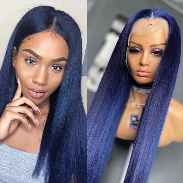 lace wigs dark blue colored silky straight transparent front wig pre plucked human hair for women 13x6 250%density glueless remy, Black;brown
lace wigs dark blue colored silky straight transparent front wig pre plucked human hair for women 13x6 250%density glueless remy, Black;brown
