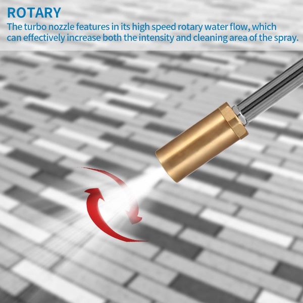 1.2/2.0 diameter rotary golden car washing pressure washer rotating 3600psi turbo nozzle accessories copper ceramic material water gun & sno
1.2/2.0 diameter rotary golden car washing pressure washer rotating 3600psi turbo nozzle accessories copper ceramic material water gun & sno