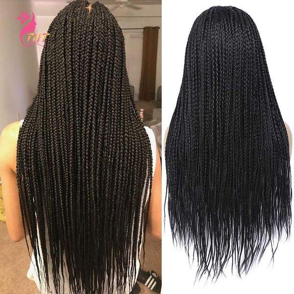 synthetic wigs long straight braided box braids twist for black women 26'' wig daily wear
synthetic wigs long straight braided box braids twist for black women 26'' wig daily wear