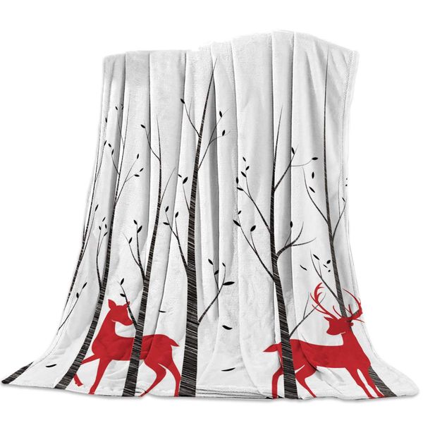 Fluffy Plush Flannel Fleece Throw Blanket, Deer Tree Forest with Christmas Theme Flying Leaves Luxury Lightweight Warm Cozy
Fluffy Plush Flannel Fleece Throw Blanket, Deer Tree Forest with Christmas Theme Flying Leaves Luxury Lightweight Warm Cozy