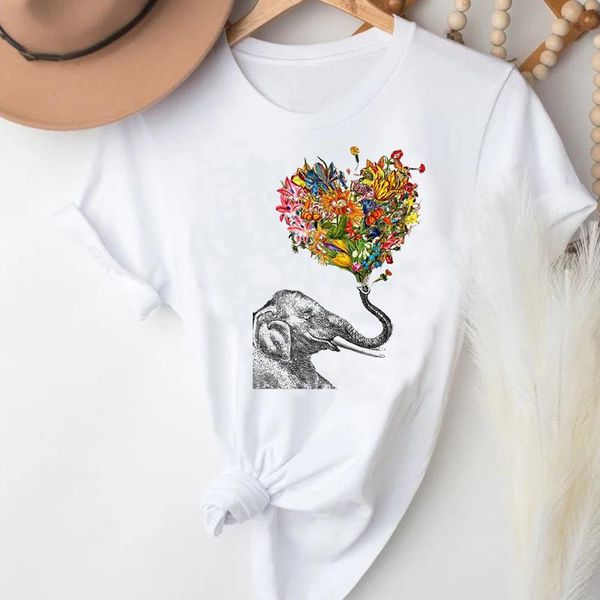 women's t-shirt t-shirts women cartoon floral love spring summer animal valentine's day clothes graphic tshirt lady print female t, White
women's t-shirt t-shirts women cartoon floral love spring summer animal valentine's day clothes graphic tshirt lady print female t, White