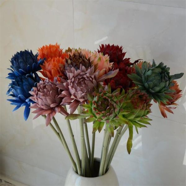 decorative flowers & wreaths 10pcs fake single stem retro cynaroides 24.8" length simulation autumn monarch flower for wedding home art
decorative flowers & wreaths 10pcs fake single stem retro cynaroides 24.8" length simulation autumn monarch flower for wedding home art