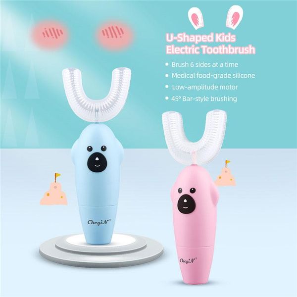 smart electric toothbrush ckeyin kids u-shape silicon automatic waterproof teeth tooth brush cartoon pattern for children boy girl 50
smart electric toothbrush ckeyin kids u-shape silicon automatic waterproof teeth tooth brush cartoon pattern for children boy girl 50
