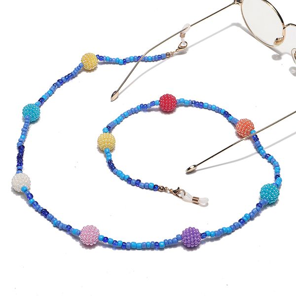 2021 chic blue necklace strap beaded pearl glasses chain anti-slip anti-lost metal lanyards holder eyeglasses accessories
2021 chic blue necklace strap beaded pearl glasses chain anti-slip anti-lost metal lanyards holder eyeglasses accessories