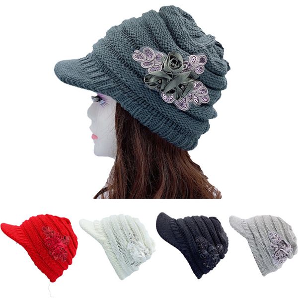 new knitted hat autumn and winter women's wool sequin applique ear duck tongue, Blue;gray
new knitted hat autumn and winter women's wool sequin applique ear duck tongue, Blue;gray