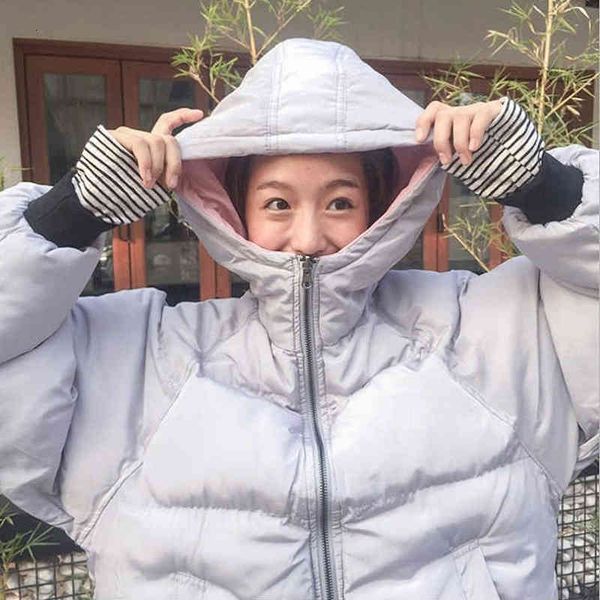 design both sides can be used winter with hood short coat cotton quilted parka female thick women's jackets d280, Black
design both sides can be used winter with hood short coat cotton quilted parka female thick women's jackets d280, Black
