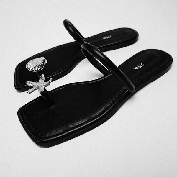 slippers 2021women's sandals flat bottom square headgear toe back empty beach shoes vacation wind summer chaussure femme, Black
slippers 2021women's sandals flat bottom square headgear toe back empty beach shoes vacation wind summer chaussure femme, Black