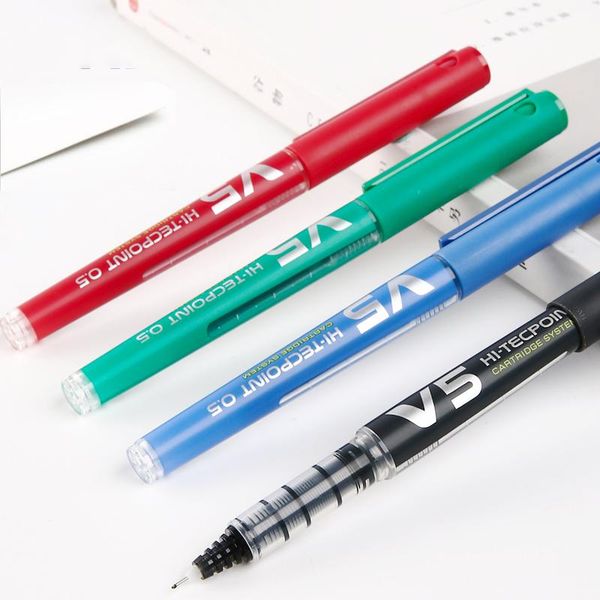 gel pens lifemaster pilot v5 pen hi tecpoint cartridge system roller ball fine point 0.5mm 6pcs/lot needle black/red/blue
gel pens lifemaster pilot v5 pen hi tecpoint cartridge system roller ball fine point 0.5mm 6pcs/lot needle black/red/blue