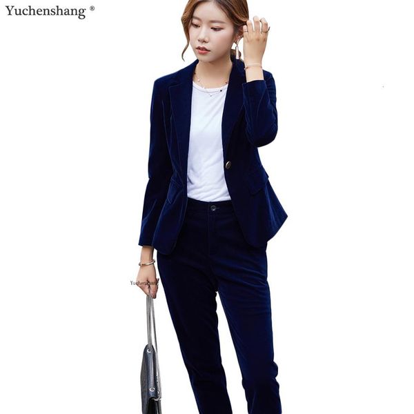 women's suits & blazers women velvet pants blazer soft warm fabric long sleeve blue wine black and pant for office ladies wear, White;black
women's suits & blazers women velvet pants blazer soft warm fabric long sleeve blue wine black and pant for office ladies wear, White;black