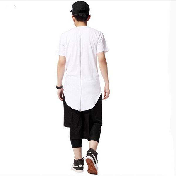 men t shirt tyga cool oversized gold side zipper hip hop extended t-shirt tees casual clothes kg-133, White;black
men t shirt tyga cool oversized gold side zipper hip hop extended t-shirt tees casual clothes kg-133, White;black