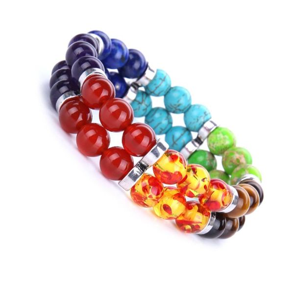 beaded, strands double-deck 7 chakra emperor bracelet electroplate alloy men women charm fashion female jewellry, Black
beaded, strands double-deck 7 chakra emperor bracelet electroplate alloy men women charm fashion female jewellry, Black