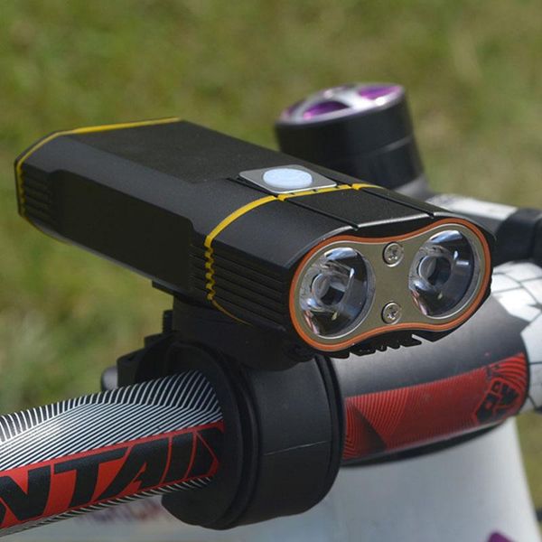 rechargeable front handlebar bike light bicycle xm-l2 led lights waterproof headlight accessories