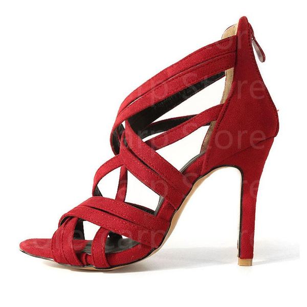 sandals summer women shoe cage stilettos heels high back zipper party shoes consice big size 45 46, Black
sandals summer women shoe cage stilettos heels high back zipper party shoes consice big size 45 46, Black