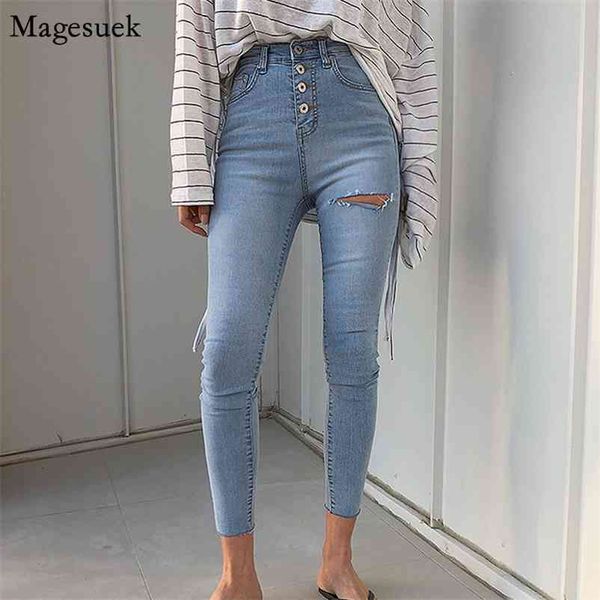 korean style blue high waist four button front and back hole slim jeans pants for women summer ripped 10392 210518
korean style blue high waist four button front and back hole slim jeans pants for women summer ripped 10392 210518
