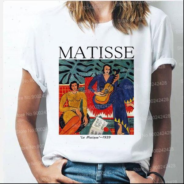 henri matisse graphic the music women t shirt dancer leaf snail oil painting printed vogue vintage body aesthetics korean, White
henri matisse graphic the music women t shirt dancer leaf snail oil painting printed vogue vintage body aesthetics korean, White