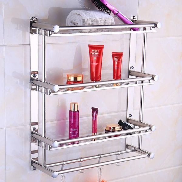 stainless steel 3 layers bathroom shelf shower shampoo soap cosmetic shelves accessories with robe hook wall mount
stainless steel 3 layers bathroom shelf shower shampoo soap cosmetic shelves accessories with robe hook wall mount