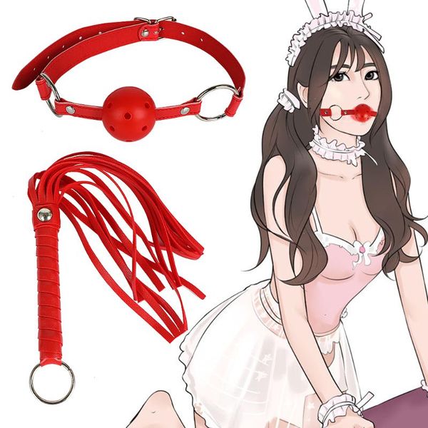 massage gun pu leathe whip mouth gag rope couples sm games bondage flogger flirting leather for accessories
massage gun pu leathe whip mouth gag rope couples sm games bondage flogger flirting leather for accessories