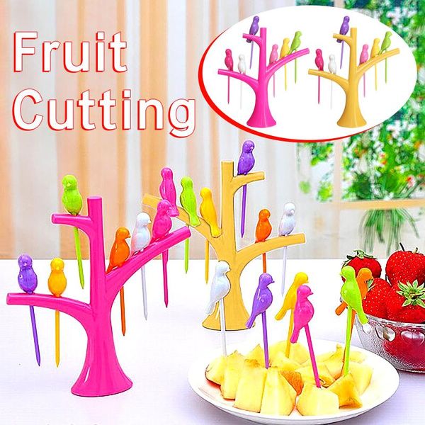 forks 6 pcs/set birdie fruit fork birds on the tree dessert funny for cake dinnerware party cocktail event supplies abs
forks 6 pcs/set birdie fruit fork birds on the tree dessert funny for cake dinnerware party cocktail event supplies abs