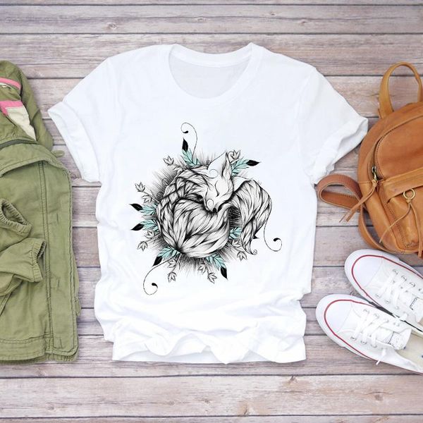 women's t-shirt graphic female tee womens t-shirts cartoon animal 90s camisas mujer casual printing lady women print ladies t, White
women's t-shirt graphic female tee womens t-shirts cartoon animal 90s camisas mujer casual printing lady women print ladies t, White