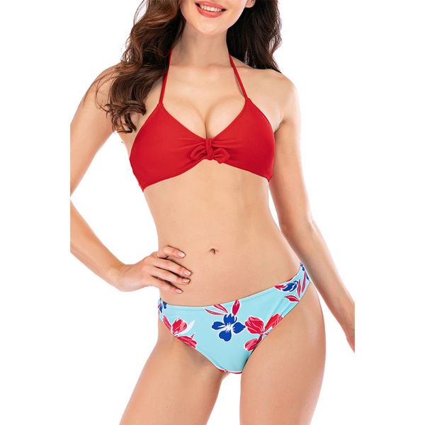 women halter red bikini set high waisted tie at back beach bathing suit one-piece suits
women halter red bikini set high waisted tie at back beach bathing suit one-piece suits