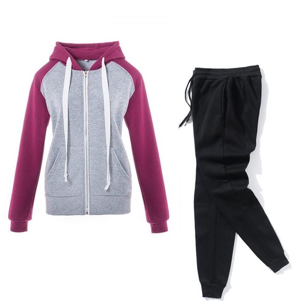 running sets 2021 tracksuit women 2 piece set zipper sweatshirt+pants sportwear woman sports suit hooded hoodies outfits female clothes, Black;blue
running sets 2021 tracksuit women 2 piece set zipper sweatshirt+pants sportwear woman sports suit hooded hoodies outfits female clothes, Black;blue