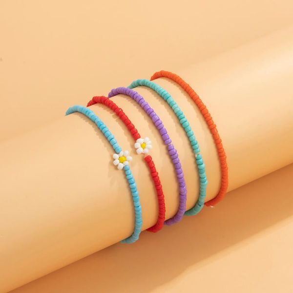 charm bracelets boho small rainbow beads flower for women charms layered beaded chains set fashion girls hand jewelry, Golden;silver
charm bracelets boho small rainbow beads flower for women charms layered beaded chains set fashion girls hand jewelry, Golden;silver