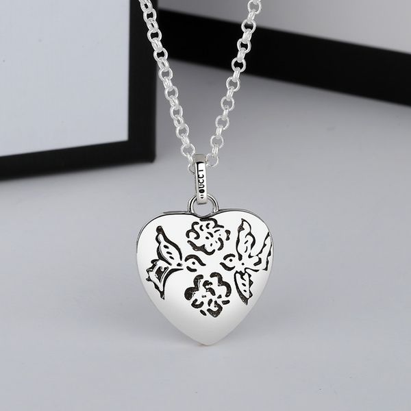 heart shaped love fearless flower bird pendant trend simple ancient home men's and women's same jewelry, Silver
heart shaped love fearless flower bird pendant trend simple ancient home men's and women's same jewelry, Silver