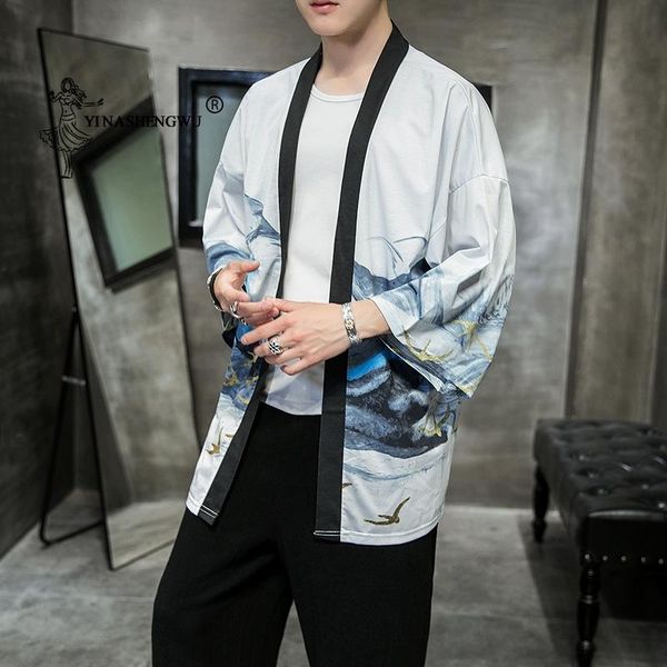 japanese kimono men yukata print cardigan sun protection shirt beach thin casual boulses cosplay costume ethnic clothing, Red
japanese kimono men yukata print cardigan sun protection shirt beach thin casual boulses cosplay costume ethnic clothing, Red