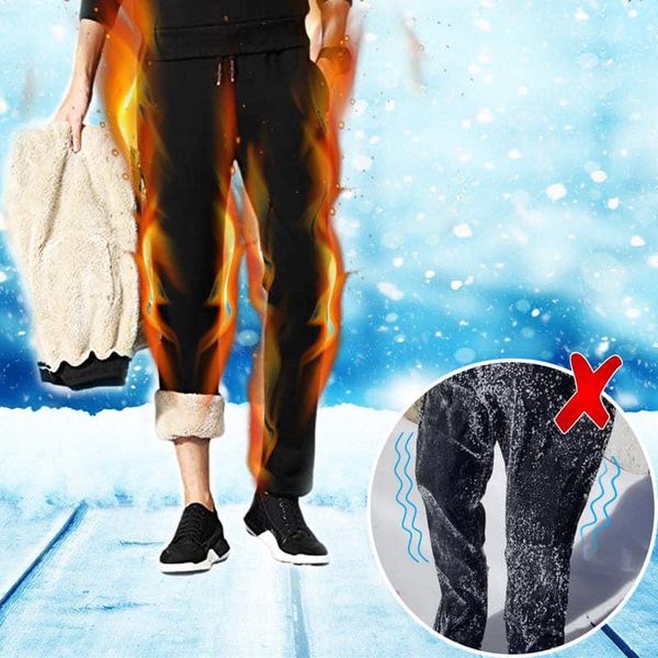 -30degc man thermals fleece trousers thickened lined casual sports winter autumn pants d88 men's, Black
-30degc man thermals fleece trousers thickened lined casual sports winter autumn pants d88 men's, Black