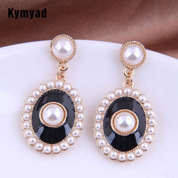 kymyad fashion simulated pearl jewelry drop earrings women white black enamel long statement dangle & chandelier, Silver
kymyad fashion simulated pearl jewelry drop earrings women white black enamel long statement dangle & chandelier, Silver