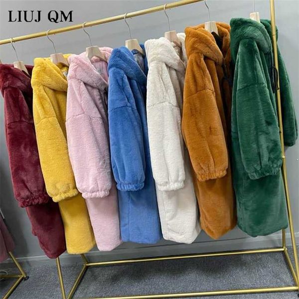 women parka winter clothes faux fur coat thick warm long fur jacket hooded overcoat plush coat winter oversize jackets 211018, Black
women parka winter clothes faux fur coat thick warm long fur jacket hooded overcoat plush coat winter oversize jackets 211018, Black