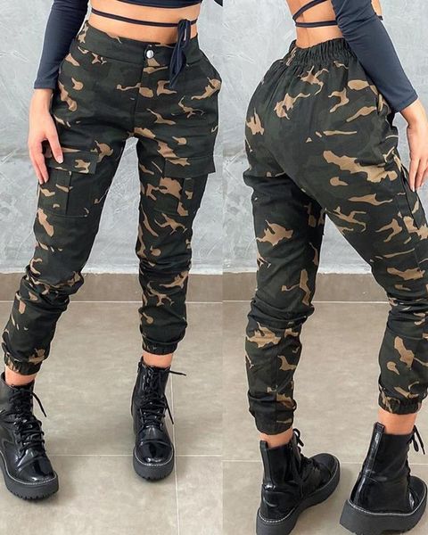 women's pants & capris camouflage printed cargo trouser casual daily skinny trousers 2021, Black;white
women's pants & capris camouflage printed cargo trouser casual daily skinny trousers 2021, Black;white