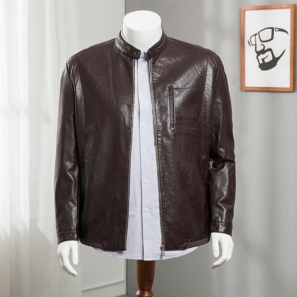 men's fur & faux xxl-7xl arrival leather jackets jacket middle-aged outwear coats spring autumn pu coat plus size, Black
men's fur & faux xxl-7xl arrival leather jackets jacket middle-aged outwear coats spring autumn pu coat plus size, Black
