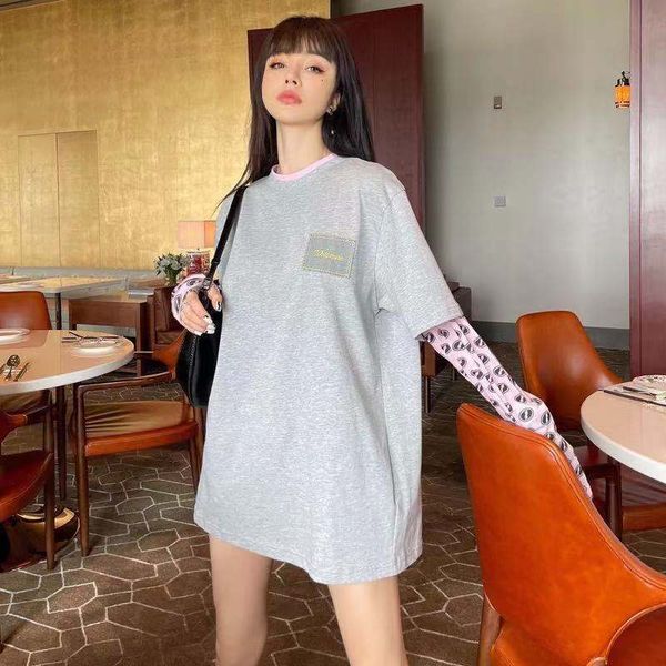 brand ins fashion we 11 embroidered double neck loose couple short sleeve t-shirt, White;black
brand ins fashion we 11 embroidered double neck loose couple short sleeve t-shirt, White;black