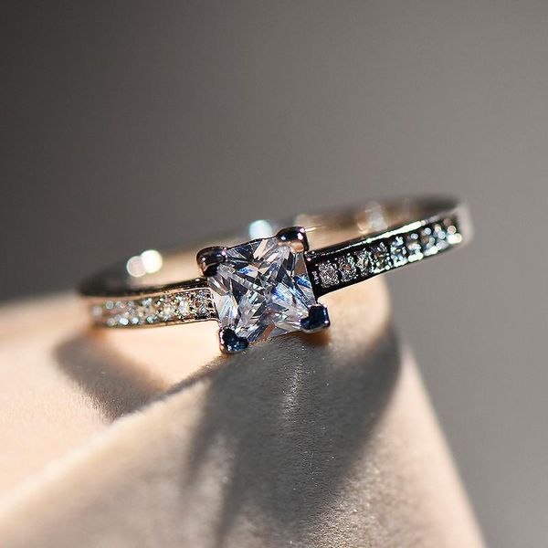 cluster rings simple square 1ct simulated diamond for women engagement wedding 925 sterling silver ring finger emerald fine jewelry, Golden;silver
cluster rings simple square 1ct simulated diamond for women engagement wedding 925 sterling silver ring finger emerald fine jewelry, Golden;silver