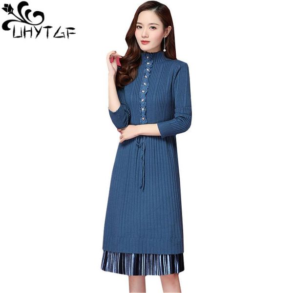 women's sweaters uhytgf 2021 plus size knitted turtleneck pullover sweater dress female inside velvet warm autumn winter 1184, White;black
women's sweaters uhytgf 2021 plus size knitted turtleneck pullover sweater dress female inside velvet warm autumn winter 1184, White;black