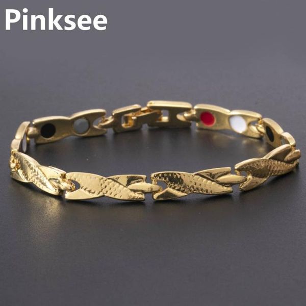 link, chain twisted healthy magnetic bracelet for women power therapy magnets men health care jewelry, Black
link, chain twisted healthy magnetic bracelet for women power therapy magnets men health care jewelry, Black