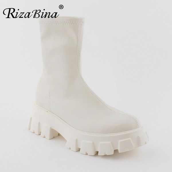 boots rizabina women ankle 2022 fashion platform leather winter shoes for woman high heels short lady footwear size 34-40, Black
boots rizabina women ankle 2022 fashion platform leather winter shoes for woman high heels short lady footwear size 34-40, Black