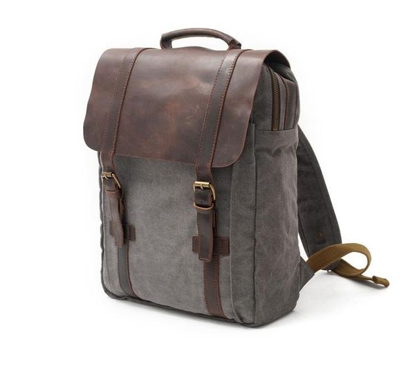 backpack leather canvas men school lapbag military backpacks women rucksack male knapsack bagpack mochila
backpack leather canvas men school lapbag military backpacks women rucksack male knapsack bagpack mochila