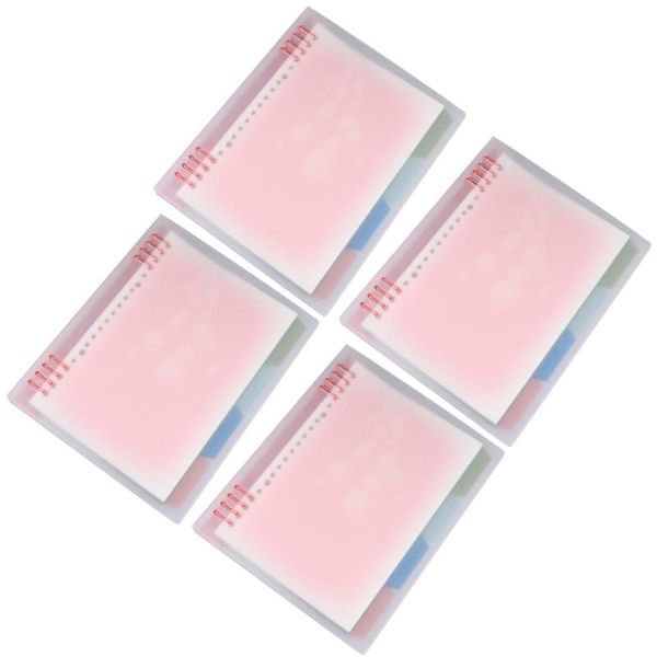 4pcs colorful loose-leaf notebook pvc cover scrapbook notepads office supplies students stationery for daily use (a5 red), Purple;pink
4pcs colorful loose-leaf notebook pvc cover scrapbook notepads office supplies students stationery for daily use (a5 red), Purple;pink