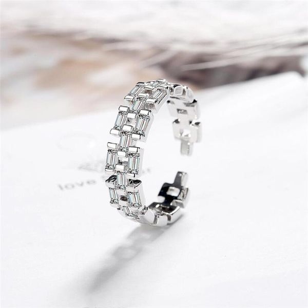 cluster rings sole memory geometry zircon shiny personality creativity 925 sterling silver female resizable opening sri569, Golden;silver
cluster rings sole memory geometry zircon shiny personality creativity 925 sterling silver female resizable opening sri569, Golden;silver
